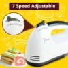 7 Speed Portable Baking Egg Beater