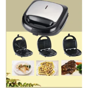 a24b726165bba5a9a5cc514944273db8.webp Electric Sanwich Maker Automatic Mini Waffle Bread Breakfast Baking Machine Oven Iron Grill