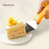 Professional Cake Server Yellow Plastic Handle