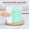 4PCS Comb Scraper Comb Smoothing Tool Scraper Baking Tools Plastic Serrated Cake Scraper Edge Tool