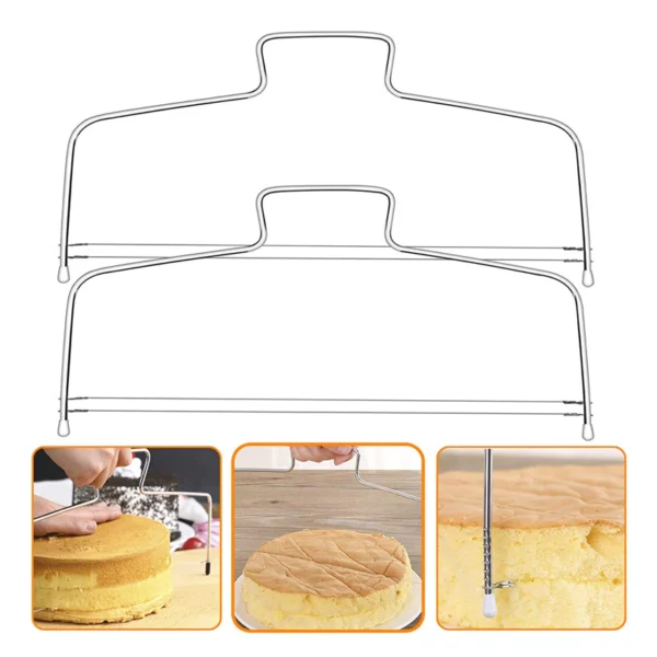 Adjustable Stainless Steel Cake Slicer DIY Cake Cutting Tool Baking Accessories for Even Cake Layers