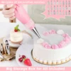 138 Piece PINK Baking Kit   Complete Cake Decorating Set   Russian Nozzles  Silicone Bags   Tools