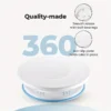 Non Slip Cake Turntable Silicone PP Plastic 360  Rotating for Cake Decorating DIY Cake Baking Tools