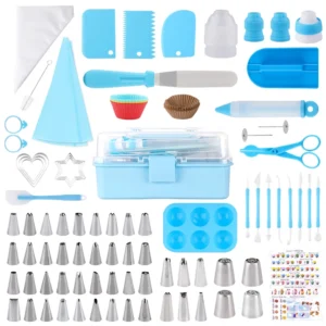 my-11134207-7rasi-mbw4iorei63b8b.webp 238 Piece Ultimate Blue Baking Set Cake Decorating Tools Set Piping Tips Fondant Tools Complete Kit