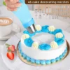 238 Piece Ultimate Blue Baking Set Cake Decorating Tools Set Piping Tips Fondant Tools Complete Kit