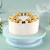 6 Piece Cake Decorating Set   Turntable  Scrapers  Spatulas