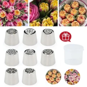 1PCS Large Russian Piping Nozzle Tips for Cake Nozzles for Buttercream Flower Decorating Easy to Use