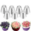13PCS Kit with 7Tips Tri Coupler   Leaf Nozzles Professional Decoration Tools for Baking Enthusiasts