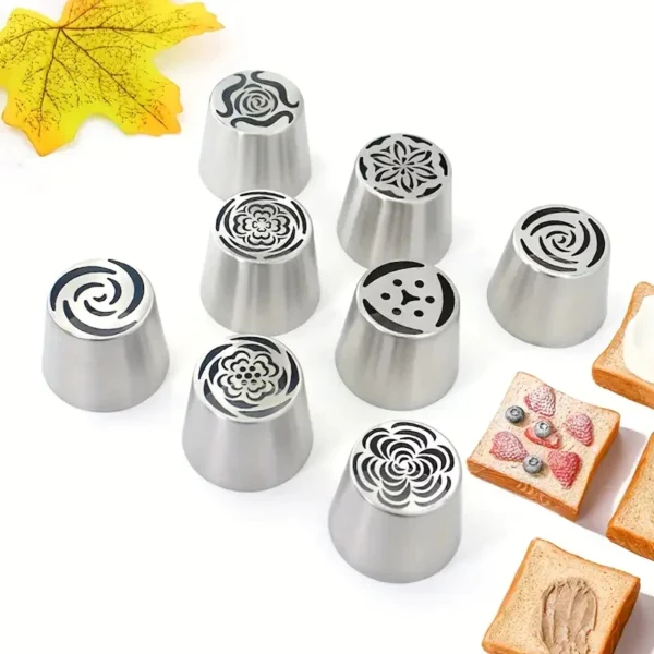 1PCS Large Russian Piping Nozzle Tips for Cake Nozzles for Buttercream Flower Decorating Easy to Use