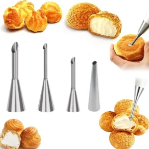my-11134207-820li-mm06bduicjk834.webp Perfect Cream Puff Maker 4Pcs Stainless Steel Piping Tips