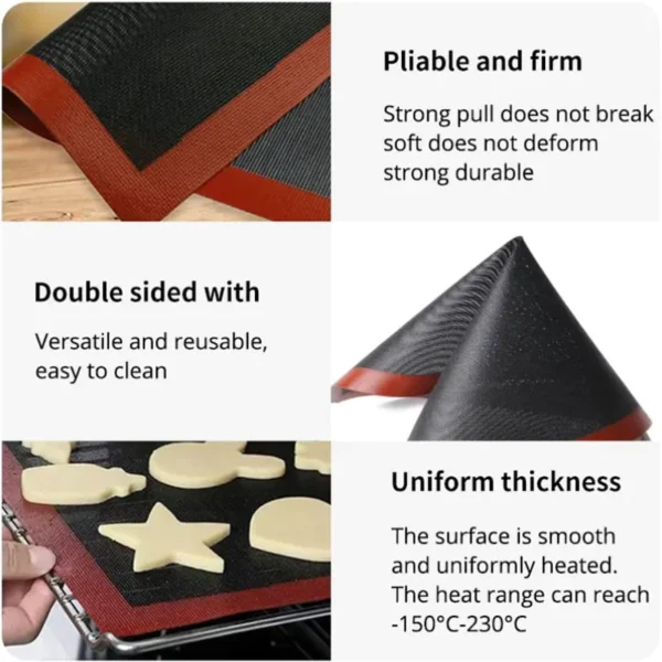 sg-11134201-7ra1o-mbf2qffnokka84.webp 30x40cm Oven Silicone Mat Baking Tray Non stick Baking Mat for Cookie Macaroon