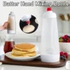 1L Batter Hand Mixing Bottle Waffle Pancake Batter Shaker Bottle Bakery Supplies Batter Dispenser