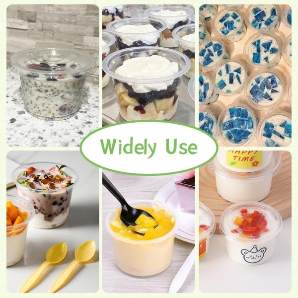 sg-11134201-824h6-mf2dmql49qtr06.webp 50PCS 150ml Transparent Plastic Dessert Cup Cake Cup with Lid Tiramisu Pudding Jelly