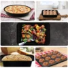 5 Pieces Oven Pan Cake Baking Pastry Pan Set